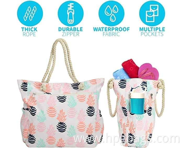 Printed Beach Tote Bag Printed Beach Tote Bag